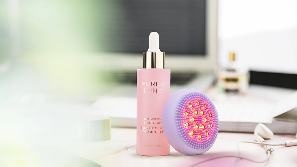 LUNA 4 hair and LUNA scalp serum 